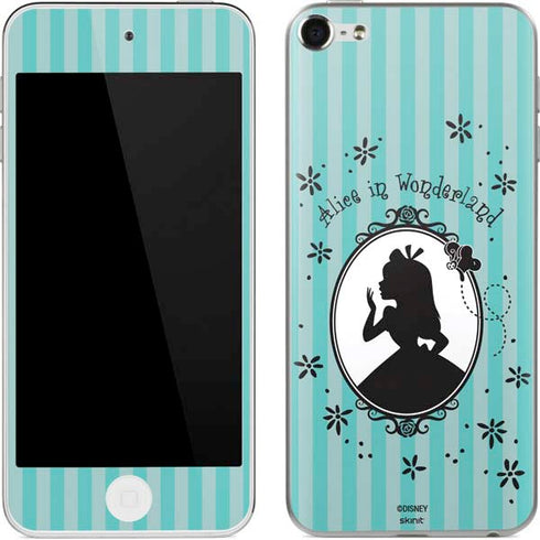 Disney Alice in Wonderland (animated) Silhouette in the Mirror Apple iPod Skin