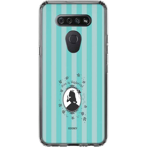 Disney Alice in Wonderland (animated) Silhouette in the Mirror LG K51/Q51 Clear Case