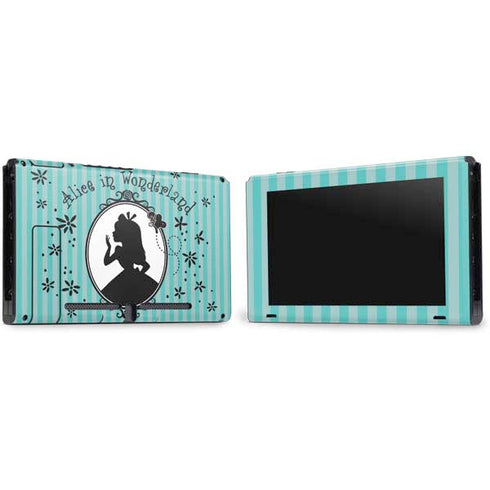 Disney Alice in Wonderland (animated) Silhouette in the Mirror Nintendo Switch Bundle Skin