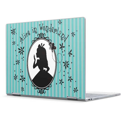 Disney Alice in Wonderland (animated) Silhouette in the Mirror Pixelbook Skin