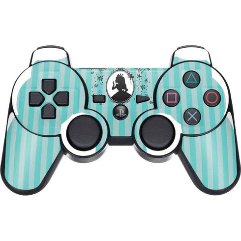 Disney Alice in Wonderland (animated) Silhouette in the Mirror PS3 Dual Shock wireless controller Skin