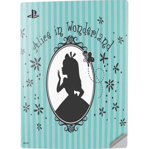 Disney Alice in Wonderland (animated) Silhouette in the Mirror PS5 Digital Edition Console Skin