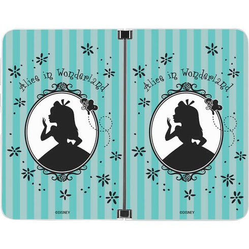 Disney Alice in Wonderland (animated) Silhouette in the Mirror Surface Duo Skin