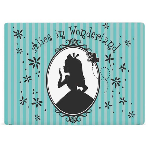 Disney Alice in Wonderland (animated) Silhouette in the Mirror Surface Laptop 2 Skin