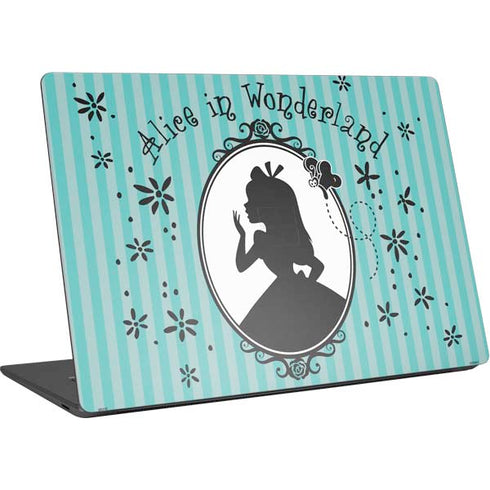 Disney Alice in Wonderland (animated) Silhouette in the Mirror Surface Laptop 4 15in Skin