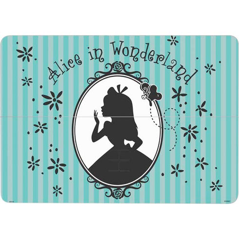 Disney Alice in Wonderland (animated) Silhouette in the Mirror Surface Laptop Studio Skin
