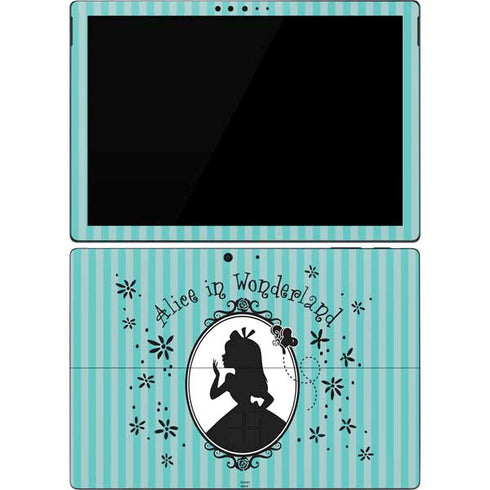Disney Alice in Wonderland (animated) Silhouette in the Mirror Surface Pro 7 Skin