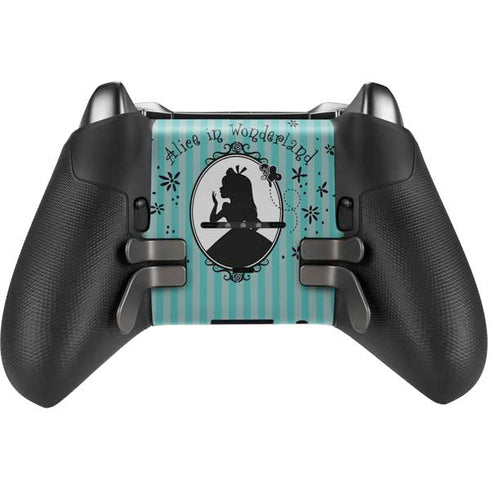 Disney Alice in Wonderland (animated) Silhouette in the Mirror Xbox Elite Wireless Controller Series 2 Skin