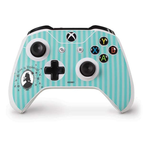 Disney Alice in Wonderland (animated) Silhouette in the Mirror Xbox One S Controller Skin