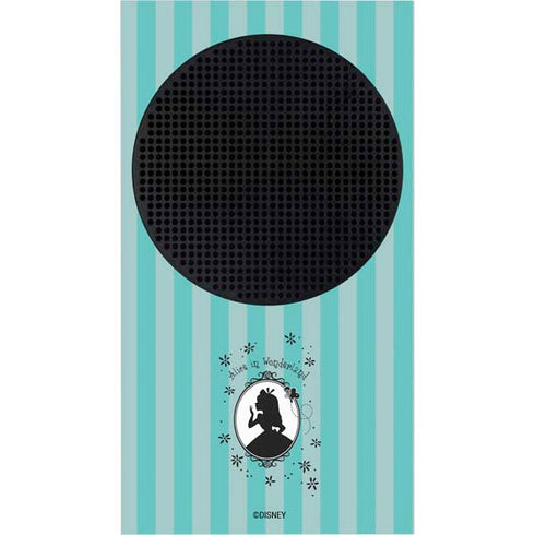 Disney Alice in Wonderland (animated) Silhouette in the Mirror Xbox Series S Console Skin