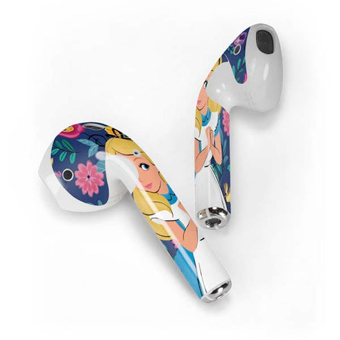 Disney Alice in Wonderland (animated) Floral Print Apple AirPods Skin