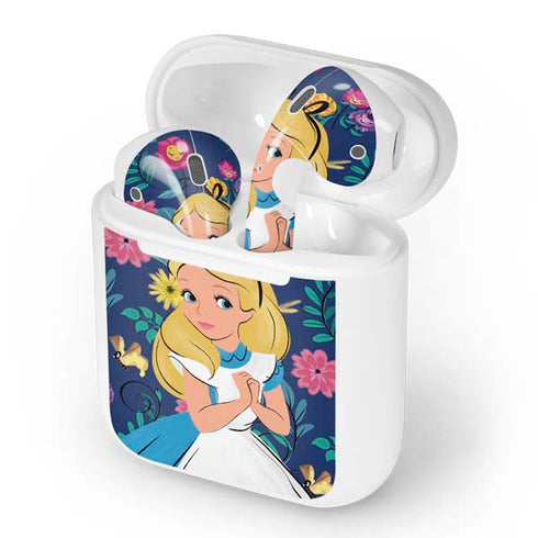 Disney Alice in Wonderland (animated) Floral Print Apple AirPods Skin