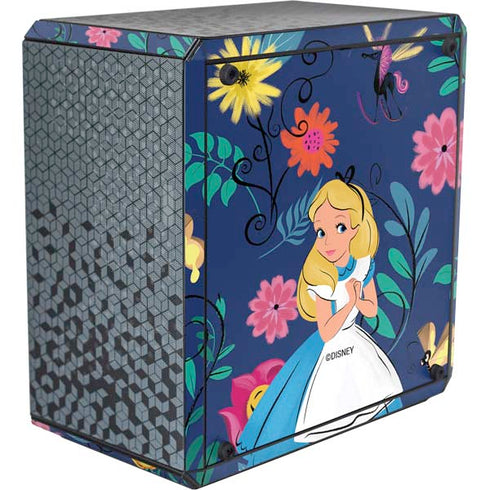 Disney Alice in Wonderland (animated) Floral Print Cooler Master MasterBox Q300L Mini Tower Skin