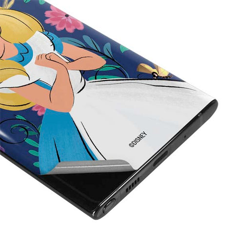 Disney Alice in Wonderland (animated) Floral Print Galaxy Note 10 Plus Skin