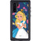Disney Alice in Wonderland (animated) Floral Print Galaxy Note 10 Waterproof Case