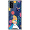 Disney Alice in Wonderland (animated) Floral Print Galaxy Note20 5G Clear Case