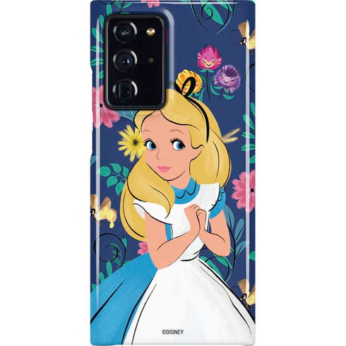 Disney Alice in Wonderland (animated) Floral Print Galaxy Note20 Ultra 5G Lite Case