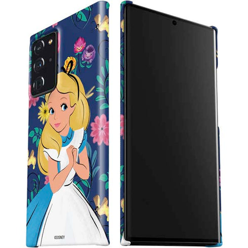 Disney Alice in Wonderland (animated) Floral Print Galaxy Note20 Ultra 5G Lite Case