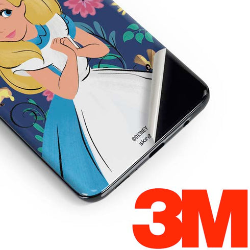 Disney Alice in Wonderland (animated) Floral Print Galaxy S10 Skin