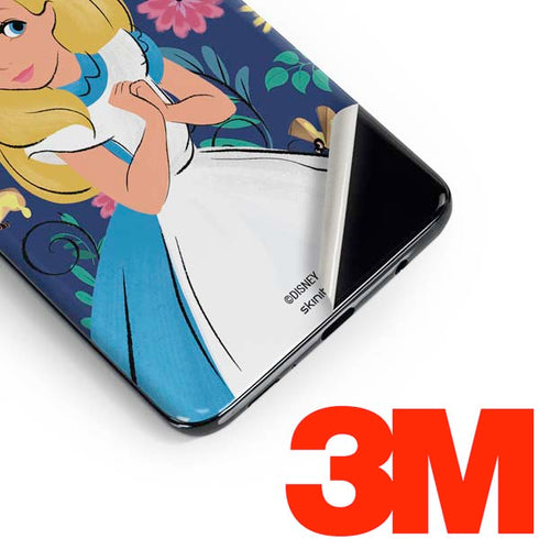 Disney Alice in Wonderland (animated) Floral Print Galaxy S10e Skin