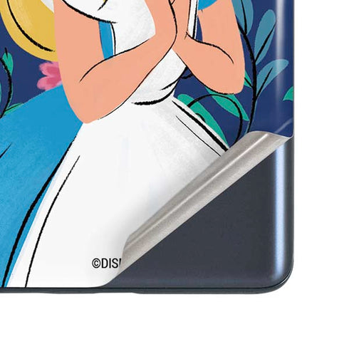 Disney Alice in Wonderland (animated) Floral Print Galaxy S20 Fan Edition Skin
