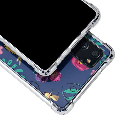 Disney Alice in Wonderland (animated) Floral Print Galaxy S20 FE Clear Case