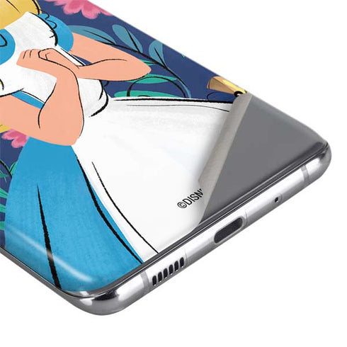 Disney Alice in Wonderland (animated) Floral Print Galaxy S20 Plus Skin