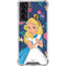 Disney Alice in Wonderland (animated) Floral Print Galaxy S22 Clear Case