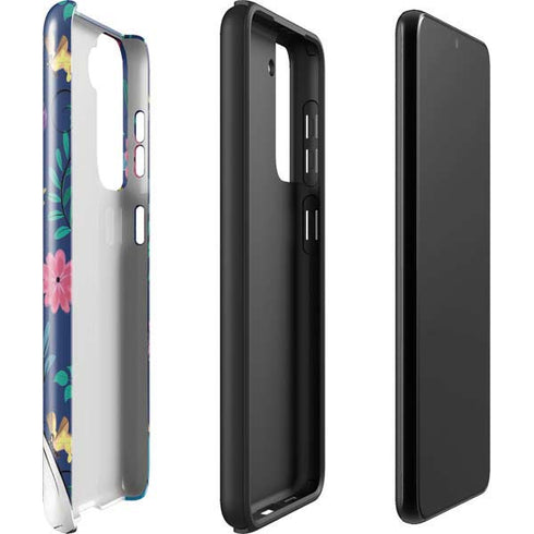 Disney Alice in Wonderland (animated) Floral Print Galaxy S22 Plus Pro Case