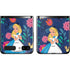 Disney Alice in Wonderland (animated) Floral Print Galaxy Z Flip Skin