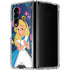 Disney Alice in Wonderland (animated) Floral Print Galaxy Z Fold4 5G Clear Case
