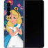 Disney Alice in Wonderland (animated) Floral Print Galaxy Z Fold4 5G Skin