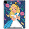 Disney Alice in Wonderland (animated) Floral Print iPad Pro 12.9in (2020) Clear Case