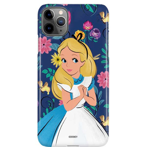 Disney Alice in Wonderland (animated) Floral Print iPhone 11 Pro Max Lite Case