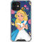 Disney Alice in Wonderland (animated) Floral Print iPhone 12 Clear Case