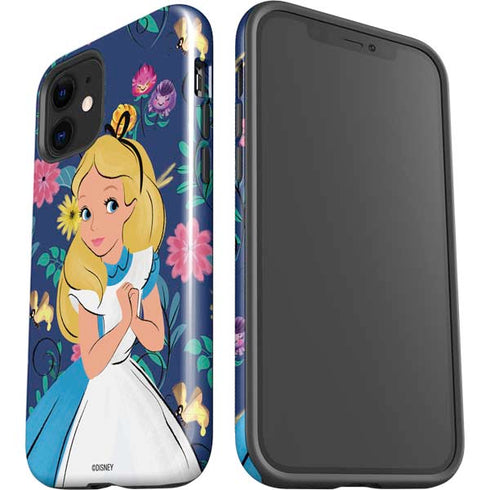 Disney Alice in Wonderland (animated) Floral Print iPhone 12 Impact Case