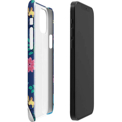 Disney Alice in Wonderland (animated) Floral Print iPhone 12 Mini Lite Case