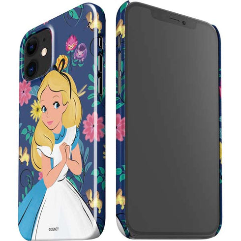 Disney Alice in Wonderland (animated) Floral Print iPhone 12 Mini Lite Case
