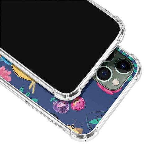Disney Alice in Wonderland (animated) Floral Print iPhone 12 Pro Max Clear Case