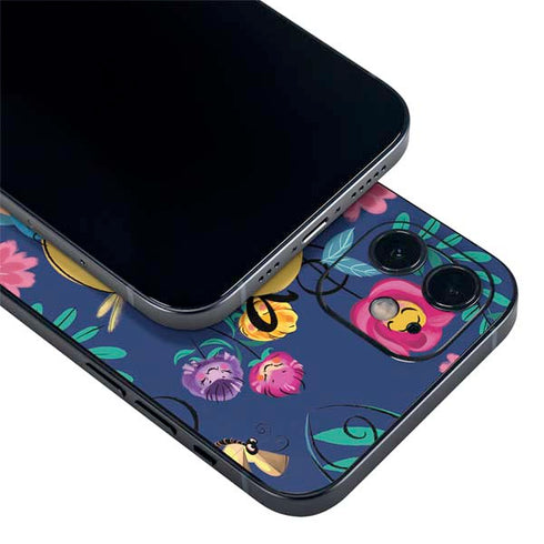 Disney Alice in Wonderland (animated) Floral Print iPhone 12 Skin
