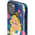 Disney Alice in Wonderland (animated) Floral Print iPhone 15 Plus Impact Case