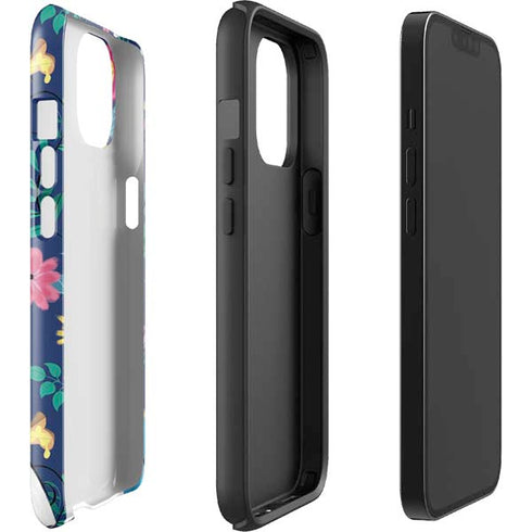 Disney Alice in Wonderland (animated) Floral Print iPhone 15 Plus Impact Case