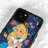 Disney Alice in Wonderland (animated) Floral Print iPhone 15 Waterproof Case
