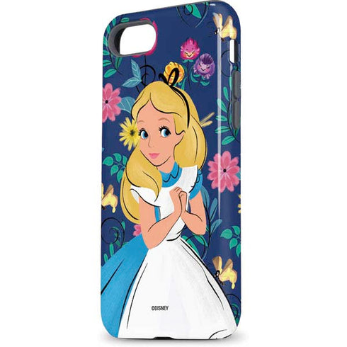 Disney Alice in Wonderland (animated) Floral Print iPhone 7 Pro Case