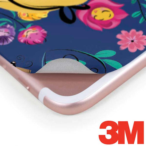 Disney Alice in Wonderland (animated) Floral Print iPhone 8 Plus Skin