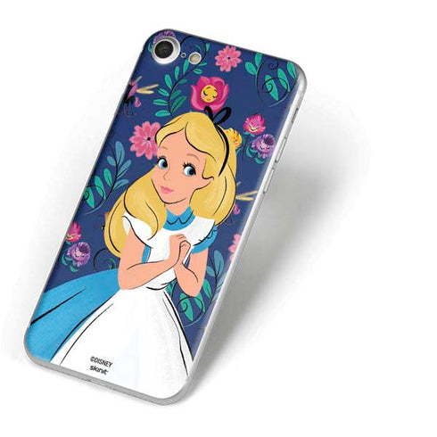 Disney Alice in Wonderland (animated) Floral Print iPhone 8 Skin