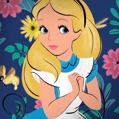 Disney Alice in Wonderland (animated) Floral Print iPhone X Pro Case