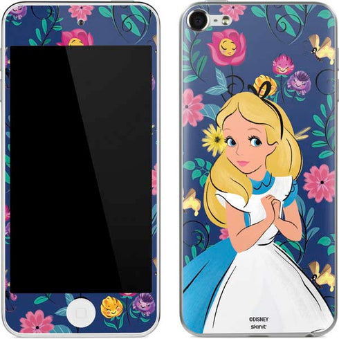 Disney Alice in Wonderland (animated) Floral Print Apple iPod Skin