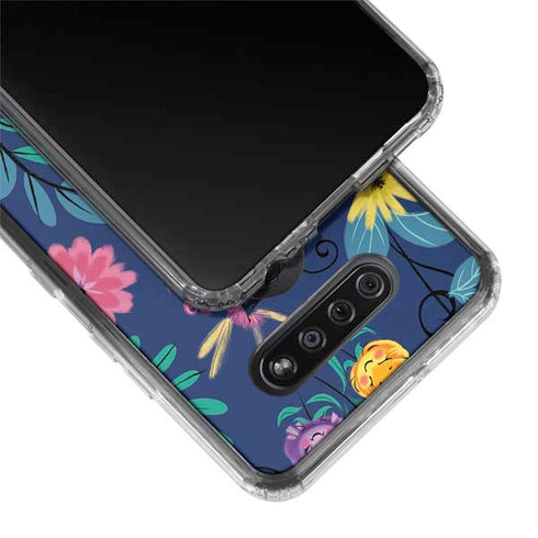 Disney Alice in Wonderland (animated) Floral Print LG K51/Q51 Clear Case