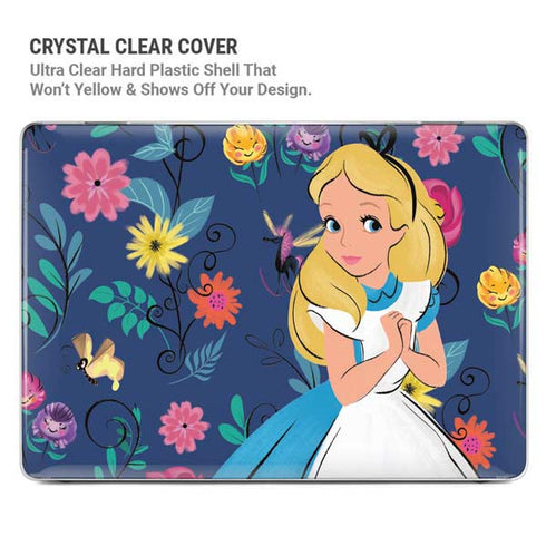 Disney Alice in Wonderland (animated) Floral Print MacBook Air 13in M1 (2021) Case plus Skin